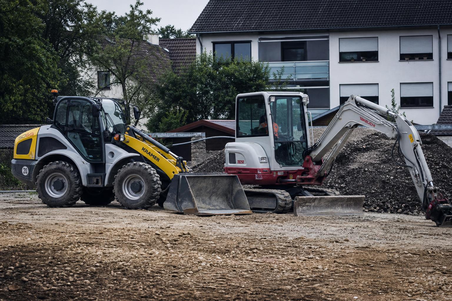 Baumaschinenarbeiten